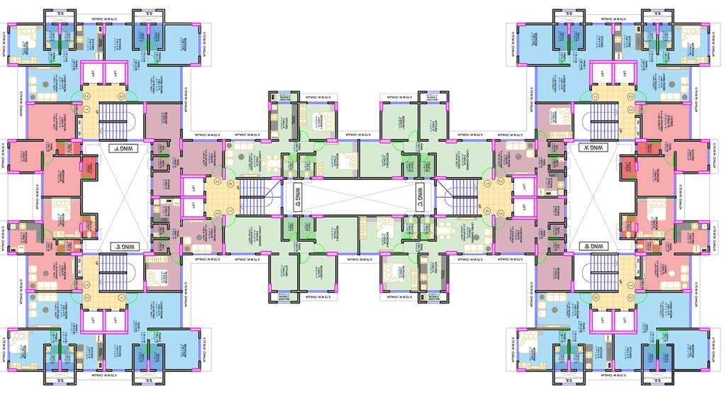 Floor Plan of Integrated Arya in Ghatkopar West, Mumbai - Image 149328