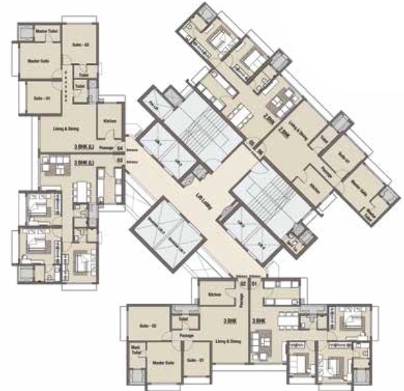 Floor Plan of Ariisto Celestia in Mulund West, Mumbai - Image 149382