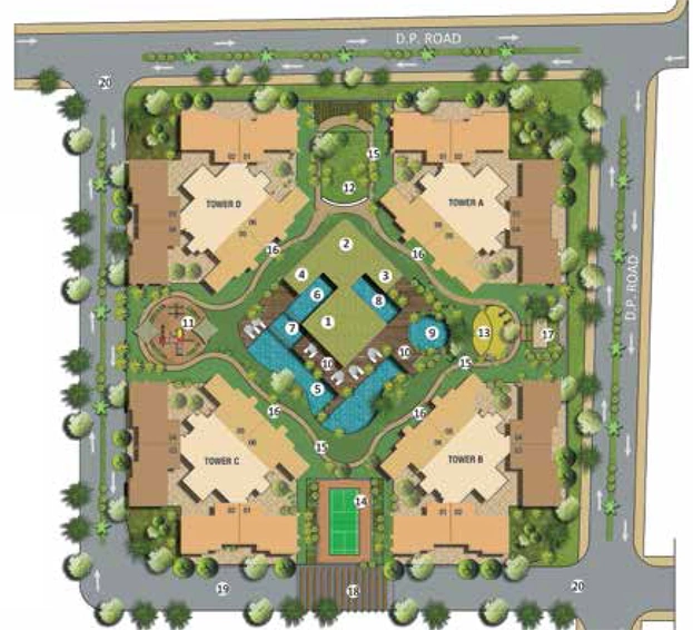 Master Plan of Ariisto Celestia in Mulund West, Mumbai - Image 149383
