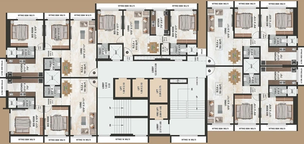 Floor Plan of DGS Sheetal Ekta in Malad East, Mumbai - Image 148947