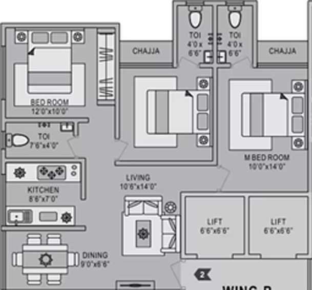 3 BHK Flat in Rashmi Snehdeep in Ghatkopar East, Mumbai - Image 809898