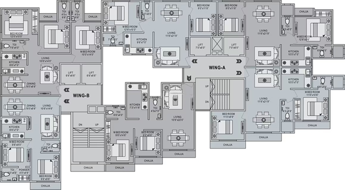 Floor Plan of Rashmi Snehdeep in Ghatkopar East, Mumbai - Image 149122