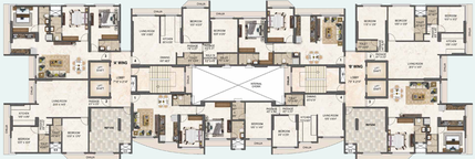 Floor Plan of Mavani Geetanjali in Ghatkopar East, Mumbai - Image 149011