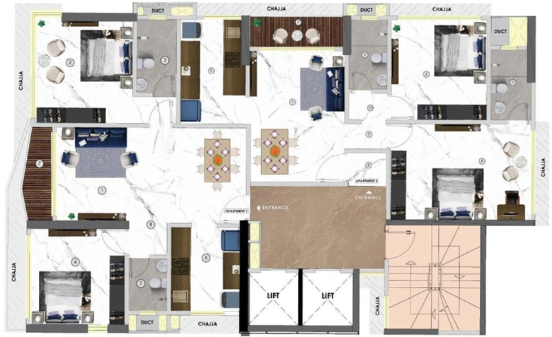 Floor Plan of Sugee Sukrut in Dadar West, Mumbai - Image 148734