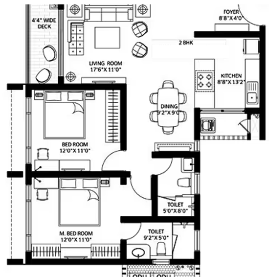 2 BHK Flat in Wadhwa Anantya in Chembur East, Mumbai - Image 809778