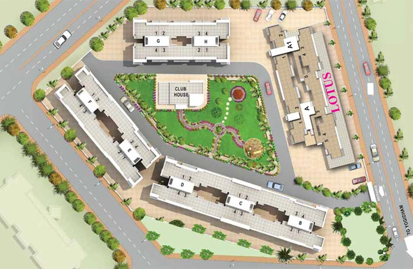 Master Plan of Shree Lotus in Kalyan West, Thane - Image 94993