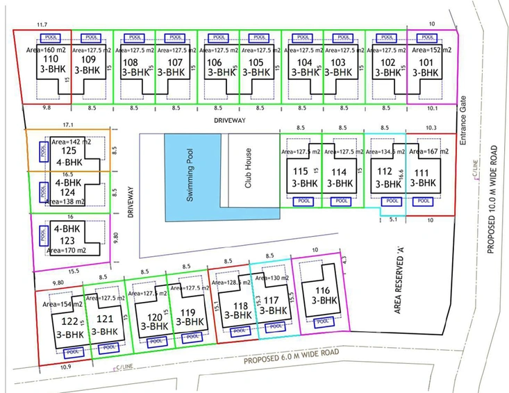 Master Plan of GHD Palm in Thivim, Goa - Image 95198
