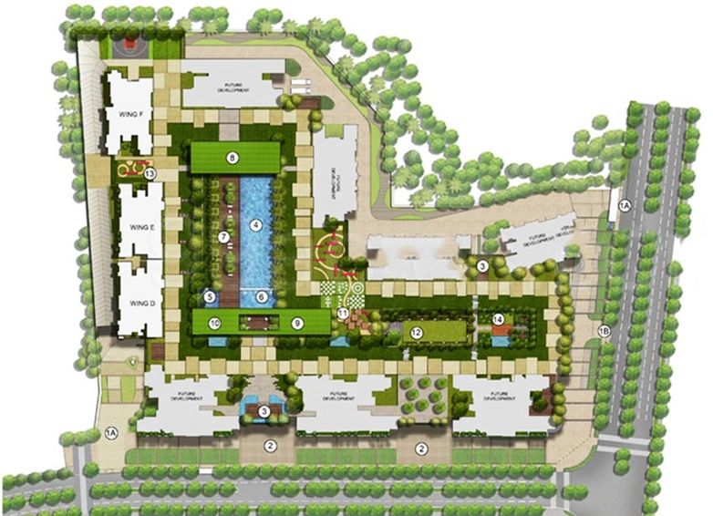 Master Plan of Kalpataru Expansia in Kolshet Road, Thane - Image 149366