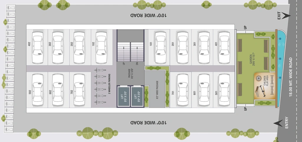 Master Plan of Bhargavi Aarna Bliss in Manjalpur, Vadodara - Image 95035