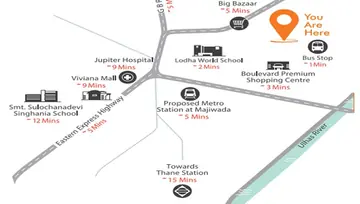 Location of Crown Lodha Quality Homes - Image 149419