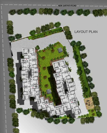 Master Plan of S Raheja Prime in Palghar, Palghar - Image 165125