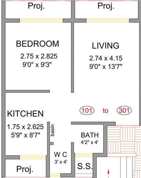 1 BHK Flat in Jupiter MD in Ulwe, Navi Mumbai - Image 812588
