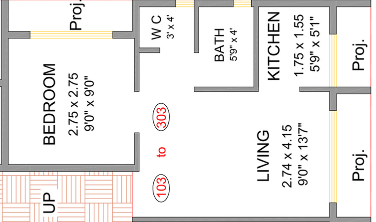 1 BHK Flat in Jupiter MD in Ulwe, Navi Mumbai - Image 812589