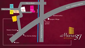 Location of Samarth Meera 37 Residency - Image 104017