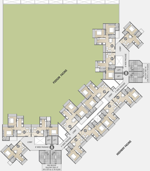 Master Plan of Tricity Luxuria in Panvel, Navi Mumbai - Image 158564