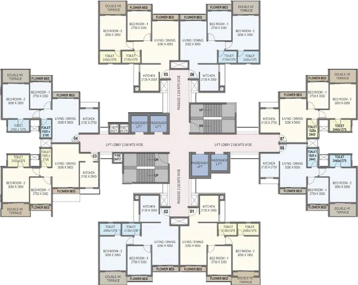 Floor Plan of STK Kukreja Classic in Sanpada, Navi Mumbai - Image 158323