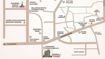 Location of Agarwal Giriraj Tower - Image 17010