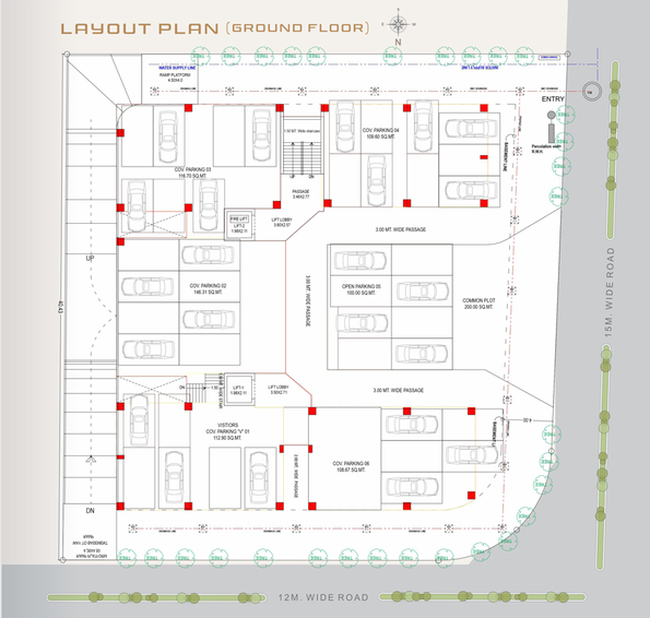 Master Plan of Nagda Rajmani Residency in Gotri, Vadodara - Image 95069