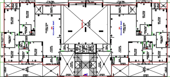 Floor Plan of Sheladia Treetop in Thaltej, Ahmedabad - Image 95131