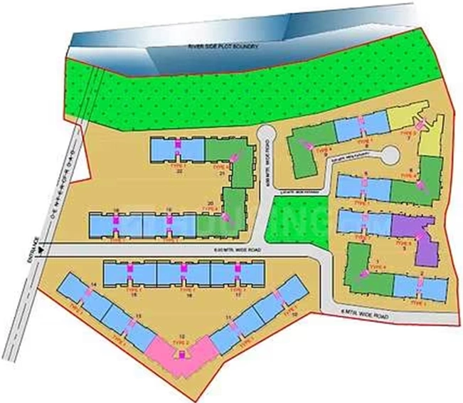 Master Plan of Konnark River City in Panvel, Navi Mumbai - Image 163670