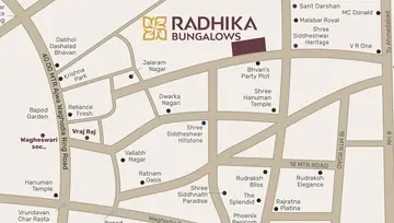 Location of Shree Radhika Bunglows - Image 104024