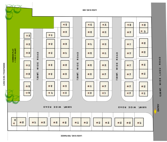 Master Plan of Shivalay Bunglows in Karjan, Vadodara - Image 95093