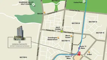 Location of Shreeji Infinity - Image 153984