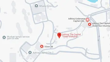 Location of Adhiraj Capital City Tower Oreka - Image 160651