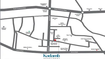 Location of Navkar Kadamb Apartment - Image 95138