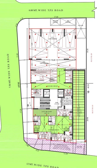 Master Plan of Navkar Kadamb Apartment in Memnagar, Ahmedabad - Image 95140