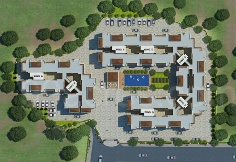 Master Plan of Shubham Jijai Complex in Taloja, Navi Mumbai - Image 150652