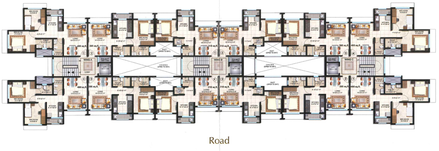 Floor Plan of Viva Vishnupuram in Palghar, Palghar - Image 163824