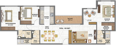 3 BHK Flat in Today Codename Bellevue in Kharghar, Navi Mumbai - Image 813010