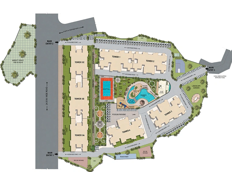 Master Plan of Today Codename Bellevue in Kharghar, Navi Mumbai - Image 158840