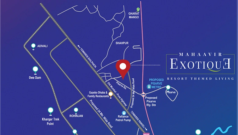 Sample Apartment of Mahaavir Exotique Phase 2 in Kharghar, Navi Mumbai - Image 153830