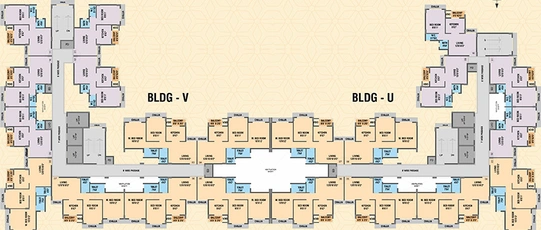 Floor Plan of Arihant 6 Anaika in Taloja, Navi Mumbai - Image 160102