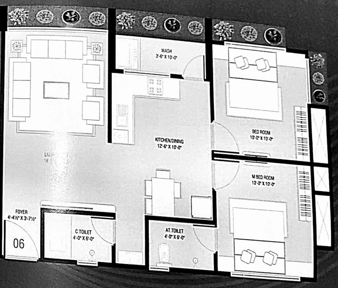 2 BHK Flat in Su Fourteen Point in Sarthana Jakat Naka, Surat - Image 669477
