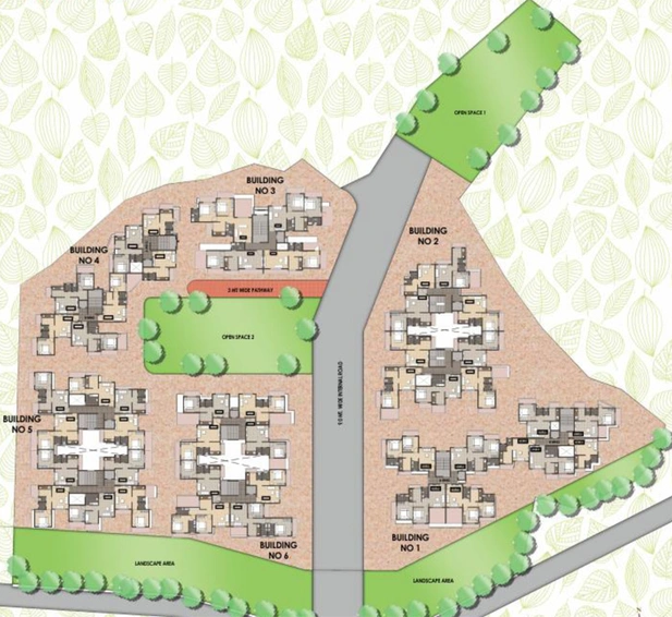 Master Plan of Space India Prakriti Sparsh in Panvel, Navi Mumbai - Image 153133