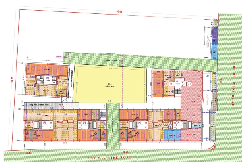 Master Plan of SM Raj Heritage 2 in Godadara, Surat - Image 95440