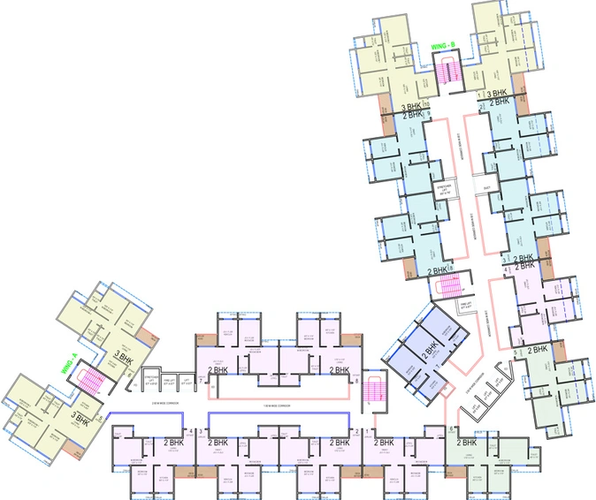 Floor Plan of Delta Palacio in Ulwe, Navi Mumbai - Image 151762