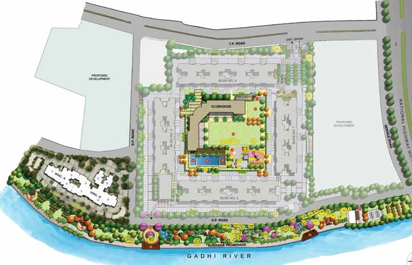 Master Plan of Kalpataru Waterfront in Panvel, Navi Mumbai - Image 163618
