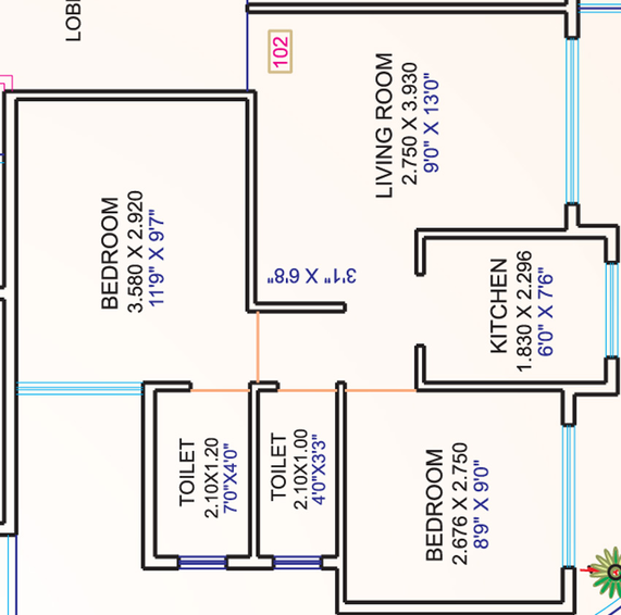 2 BHK Flat in Span Exotica in Ulwe, Navi Mumbai - Image 810778