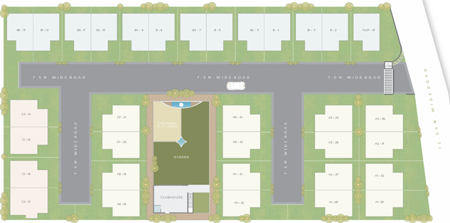 Master Plan of Jay Nisarg 33 in Bill, Vadodara - Image 111023