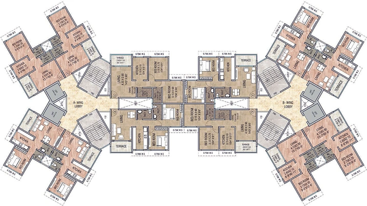 Floor Plan of Sai Gaurisuta in Panvel, Navi Mumbai - Image 158434
