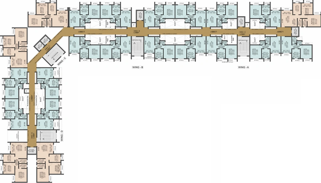 Floor Plan of Neelsidhi Orbit in Panvel, Navi Mumbai - Image 151692