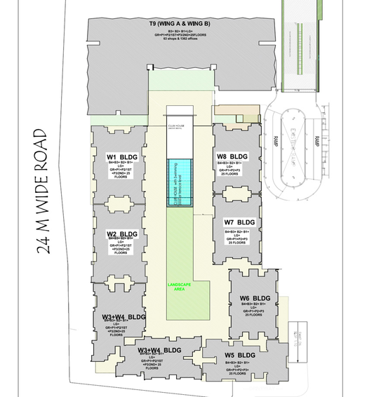 Master Plan of Bramha The Collection in Kalyani Nagar, Pune - Image 9815