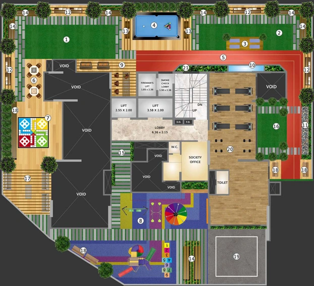 Master Plan of Navkarmik Shiv Lilam in Borivali East, Mumbai - Image 27785