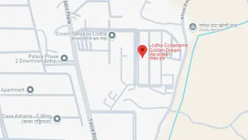 Location of Lodha Codename Golden Dream - Image 160158