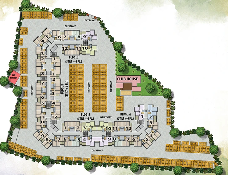 Master Plan of Arihant 3 Anaika in Taloja, Navi Mumbai - Image 160075