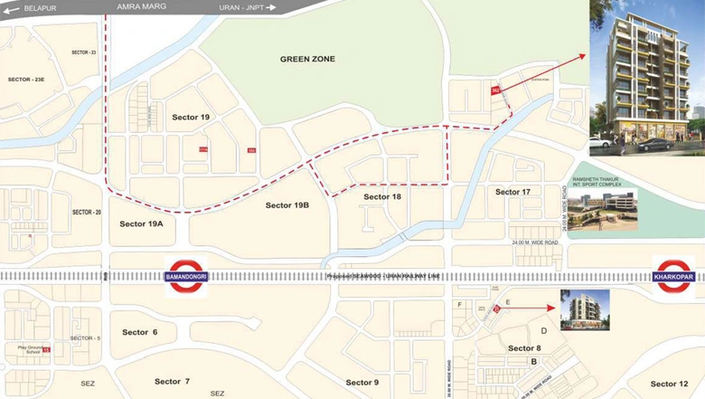 Location of Reddys Jewel in Ulwe, Navi Mumbai - Image 151732